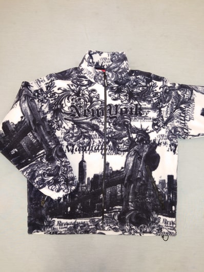 Supreme New York Fleece Jacket "White"
