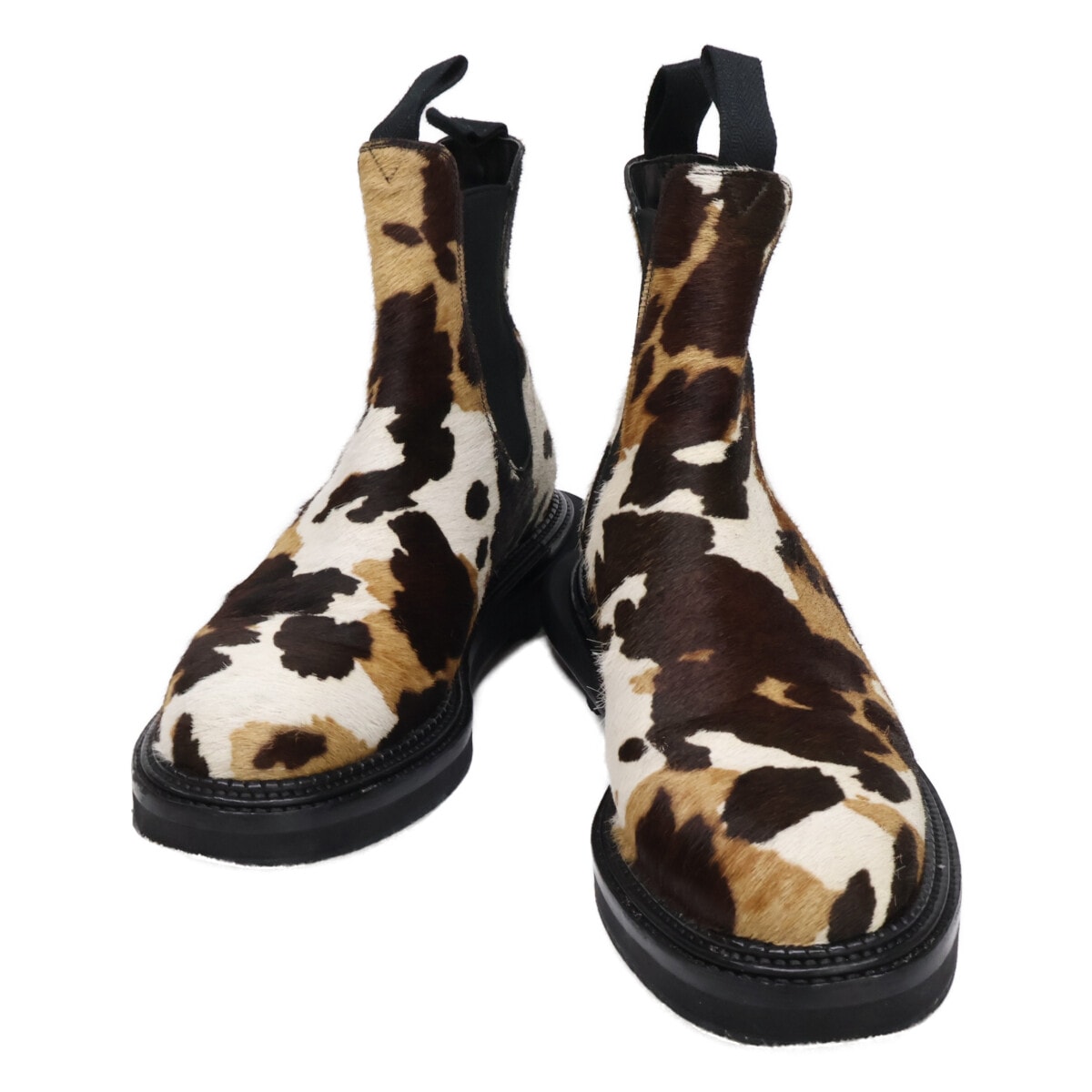 ジェイエムウエストン xsacai サカイ【美品】25-03876M ハラコ素材 サイドゴア チェルシーブーツ 6.5