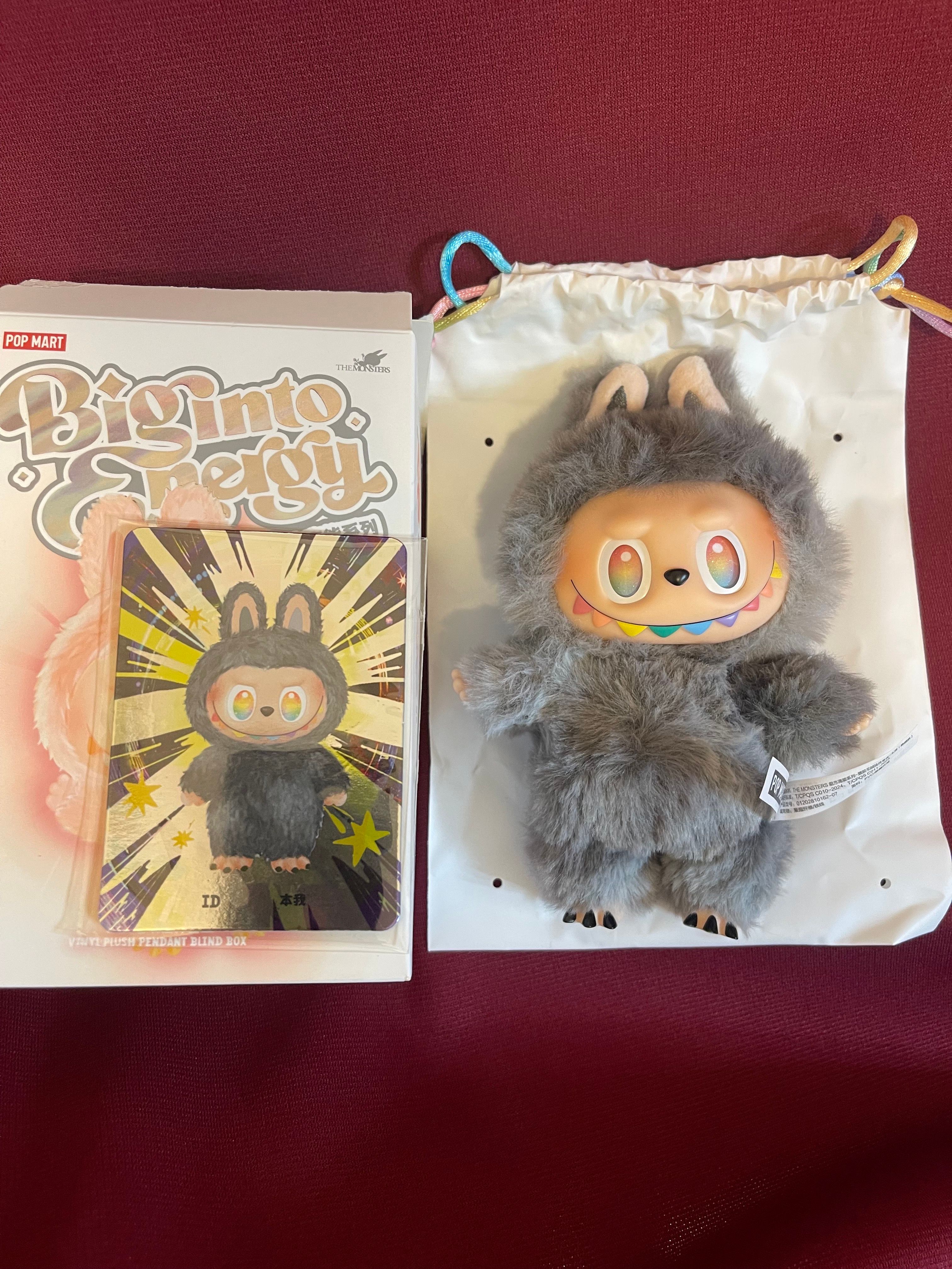 POP MART THE MONSTERS (LABUBU) Big into Energy Series Plush Pendant ID (Secret)
