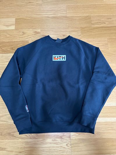 KITH Nike for New York Knicks Fleece Crewneck "Black"