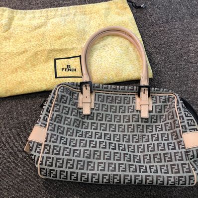フェンディ ズッキーノ キャンバス ハンドバッグ