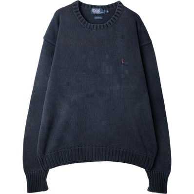 古着 ラルフローレン Ralph Lauren POLO by Ralph Lauren コットンニットセーター メンズXL相当/eaa627444