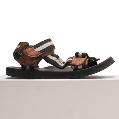 VISVIM ビズビム CHRISTO SHERPA-FOLK ヴィズヴィム サンダル クリスト シェルパ フォルク ブラウン アイボリー サンダル シューズ サイズL