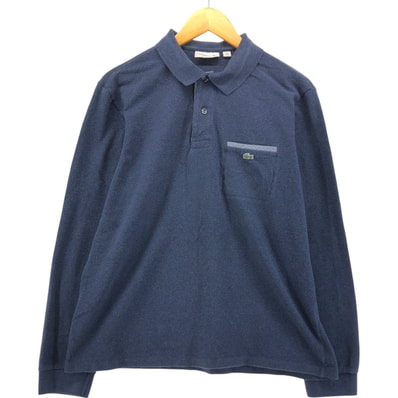 古着 ラコステ LACOSTE CLASSIC FIT 長袖 ポロシャツ 5 メンズL相当/eaa551396