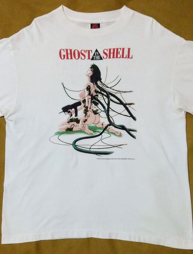 SAINT Mxxxxxx x GHOST IN THE SHELL GS_SS Tee_GITS "White" SM-YS1-0000-C32