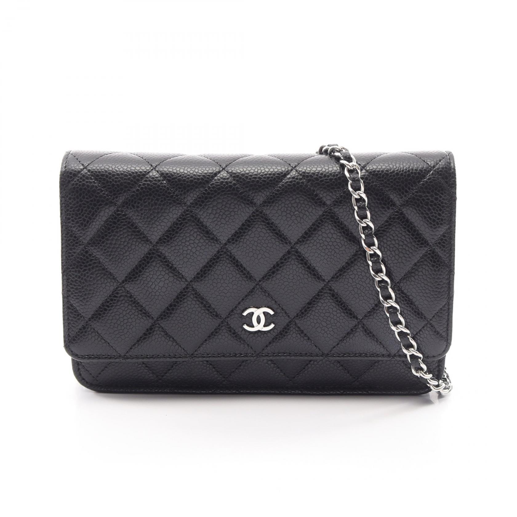 シャネル CHANEL マトラッセ ショルダーバッグ バッグ キャビアスキン(グレインドカーフ) レディース ブラック系 【中古】