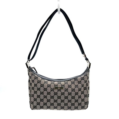 GUCCI グッチ ハンドバッグ
キャンバス レザー ブラウン レディース
【中古】