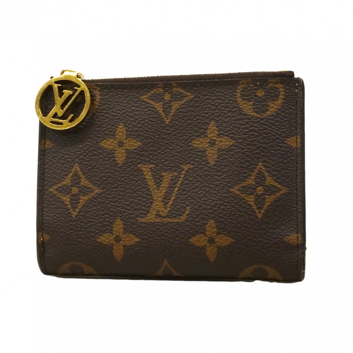 ★最終価格【6cc4132】ルイヴィトン 財布 モノグラム ポルトフォイユリサ M82382 ブラウン ヴェールノート【中古】レディース