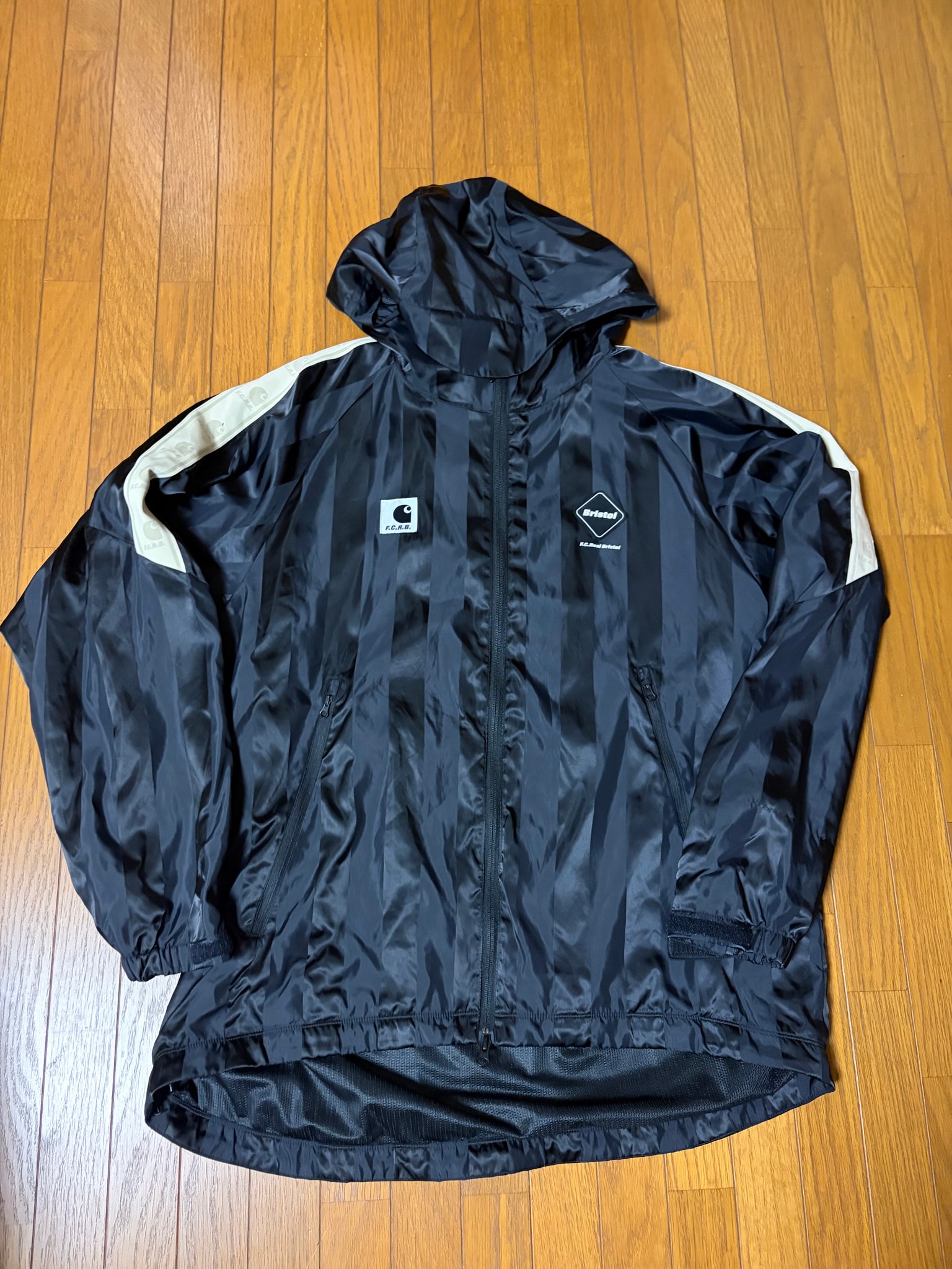 F.C.Real Bristol x Carhartt WIP Warm-Up Jacket "Black"
