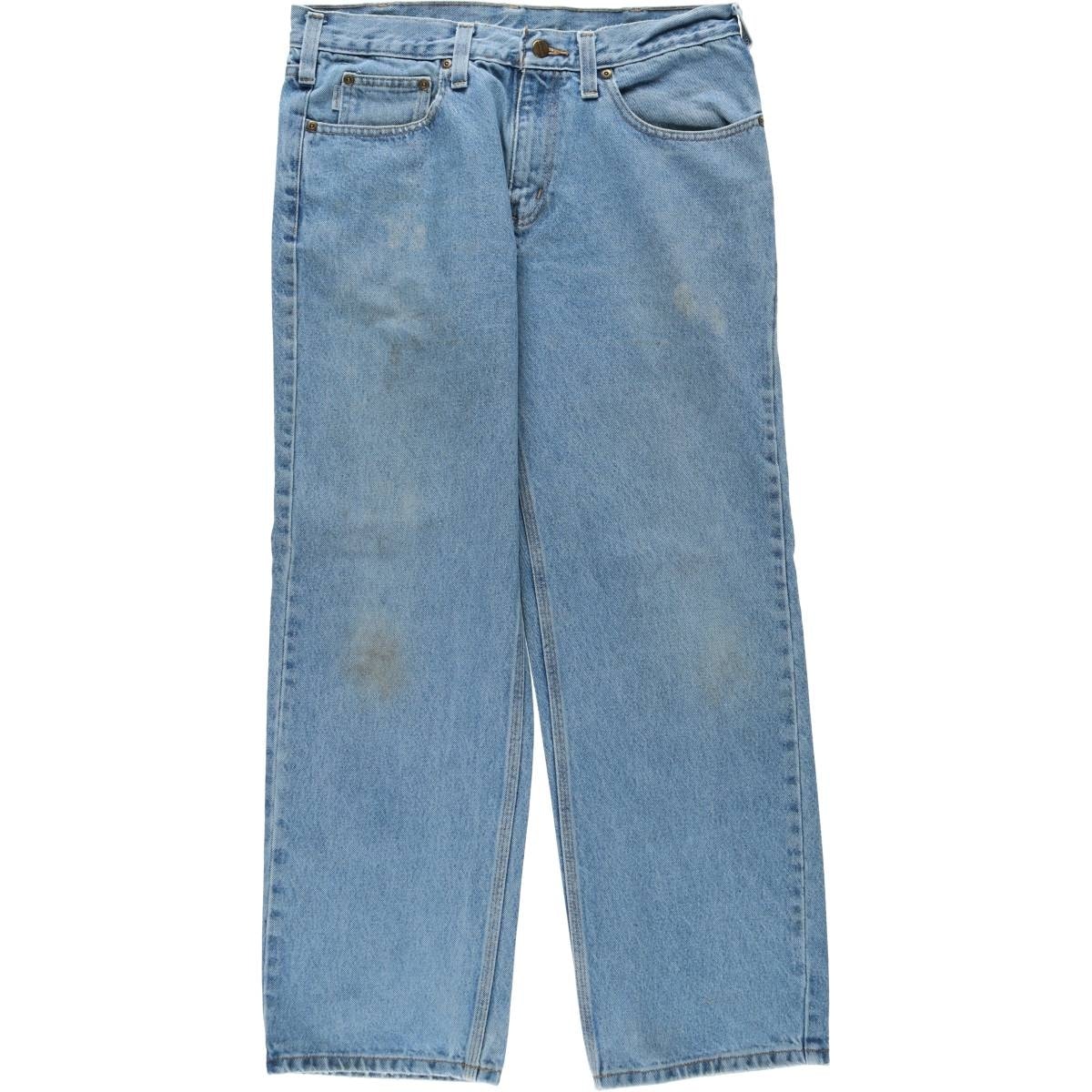 古着 カーハート Carhartt RELAXED FIT テーパードデニムパンツ メンズw34相当/eaa661048