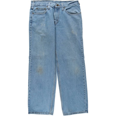 古着 カーハート Carhartt RELAXED FIT テーパードデニムパンツ メンズw34相当/eaa661048