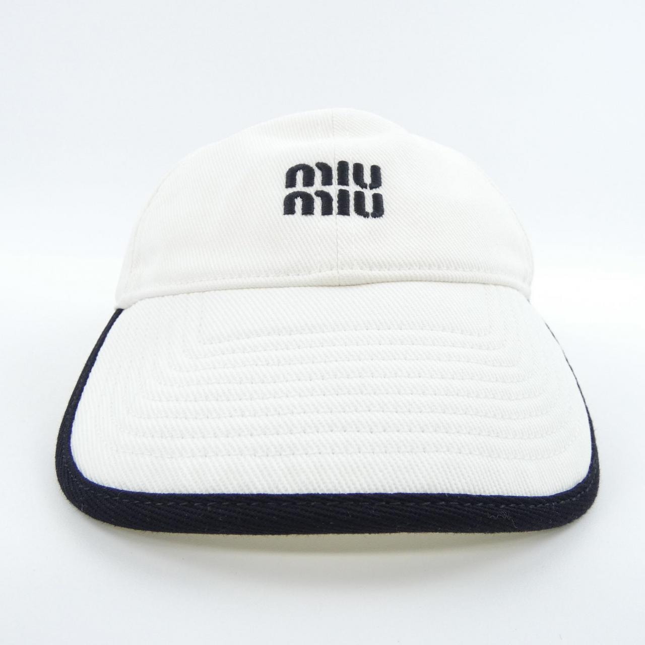 C (やや傷や汚れあり)】ミュウミュウ MIU MIU 5HC369 2ICI キャップ S