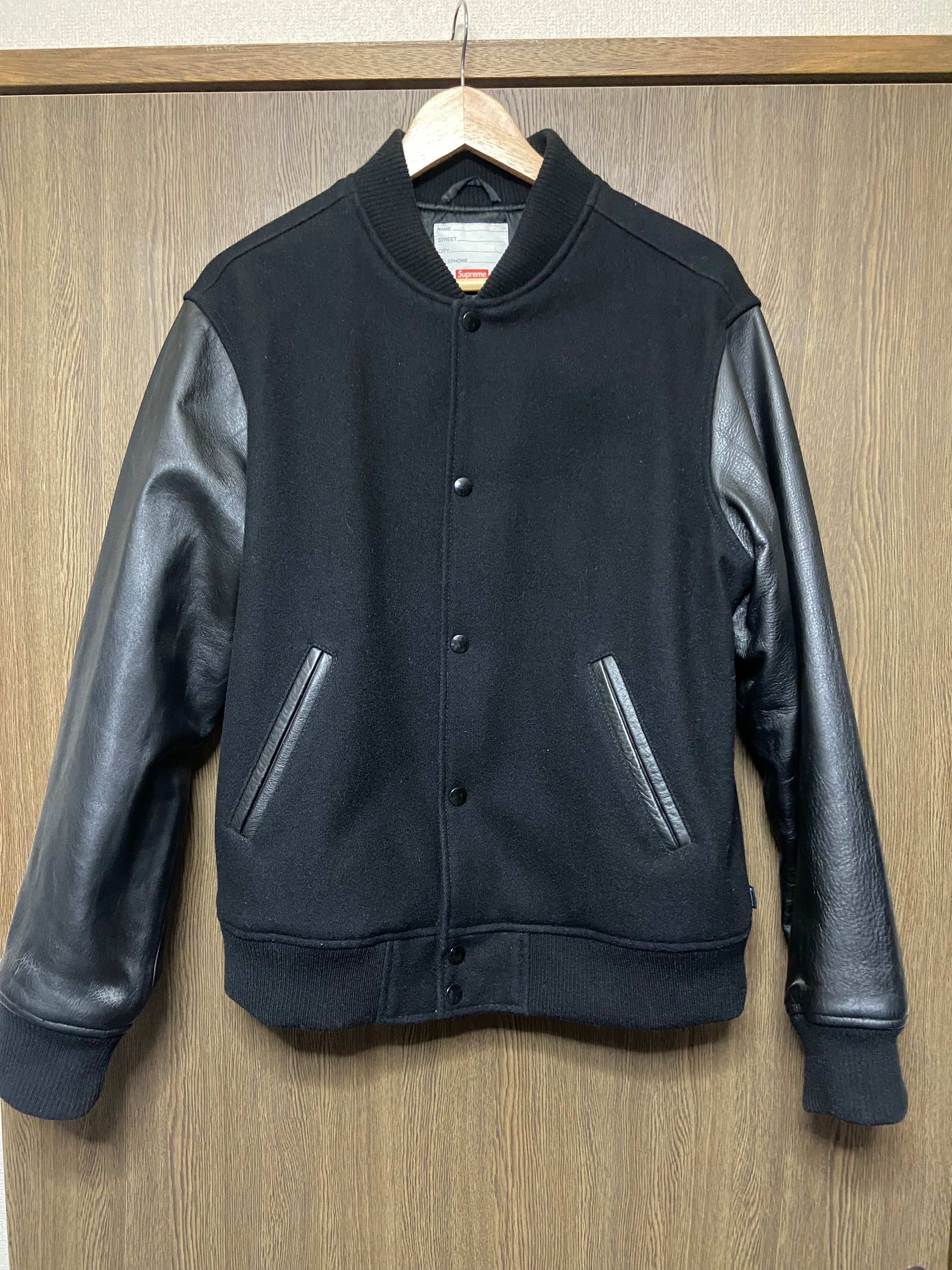 Supreme Motion Logo Varsity Jacket "Black"
