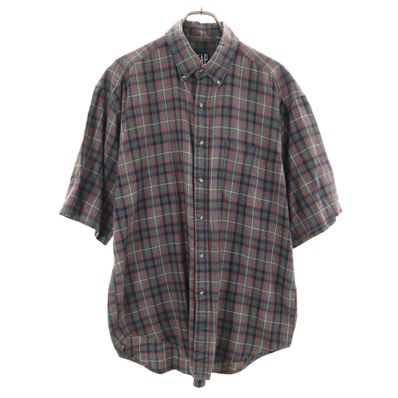GAP 90s 半袖 ボタンダウンシャツ