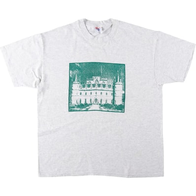 古着 90年代 ヘインズ Hanes HEAVYWEIGHT プリントTシャツ USA製 メンズXL相当 ヴィンテージ/eaa654113