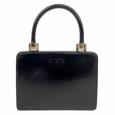 【6fd5571】グッチ ハンドバッグ 001 4219 レザー ブラック シャンパンゴールド金具【中古】レディース