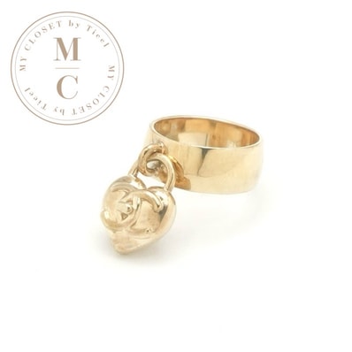 シャネル CHANEL リング 指輪 ゴールド ココマーク ハート