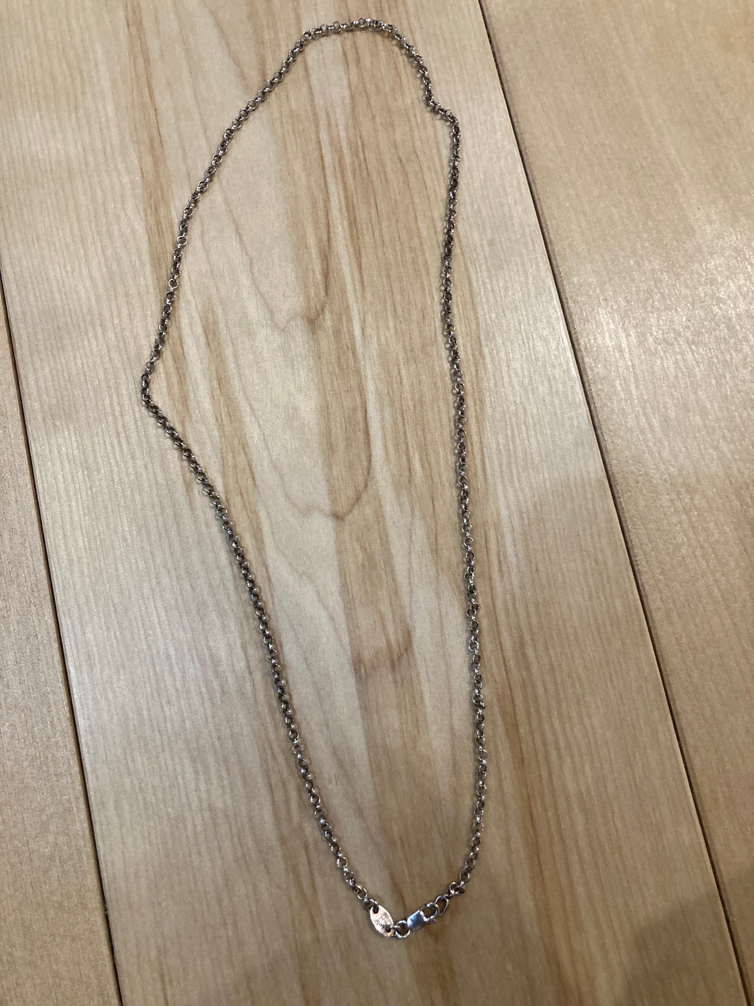 Chrome Hearts Neck Chain Roll 50cm (20inch) "Silver"