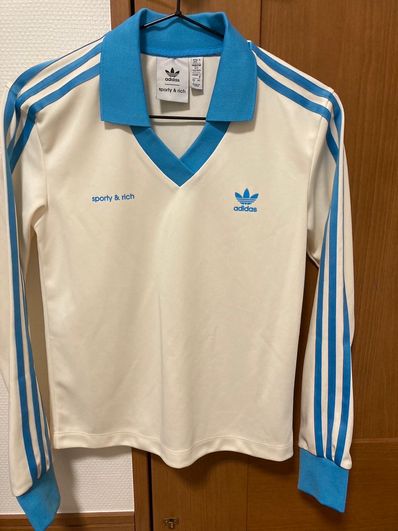 adidas x Sporty & Rich Long Sleeve Soccer Jersey "Cream White"