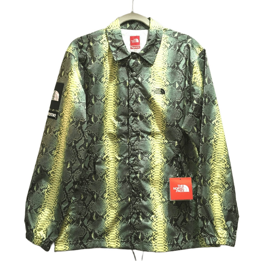シュプリーム Supreme 18ss ノースフェイス コラボ NP11803I スネーク アパレル THE NORTH FACE ナイロンジャケット ナイロン グリーン グリーン系 未使用