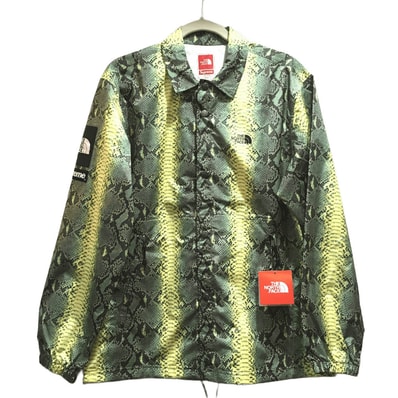 シュプリーム Supreme 18ss ノースフェイス コラボ NP11803I スネーク アパレル THE NORTH FACE ナイロンジャケット ナイロン グリーン グリーン系 未使用