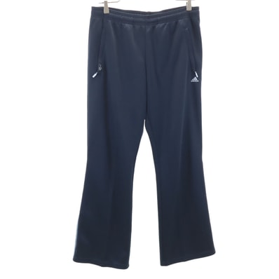 adidas アディダス トレーニング ロングジャージパンツ L ネイビー