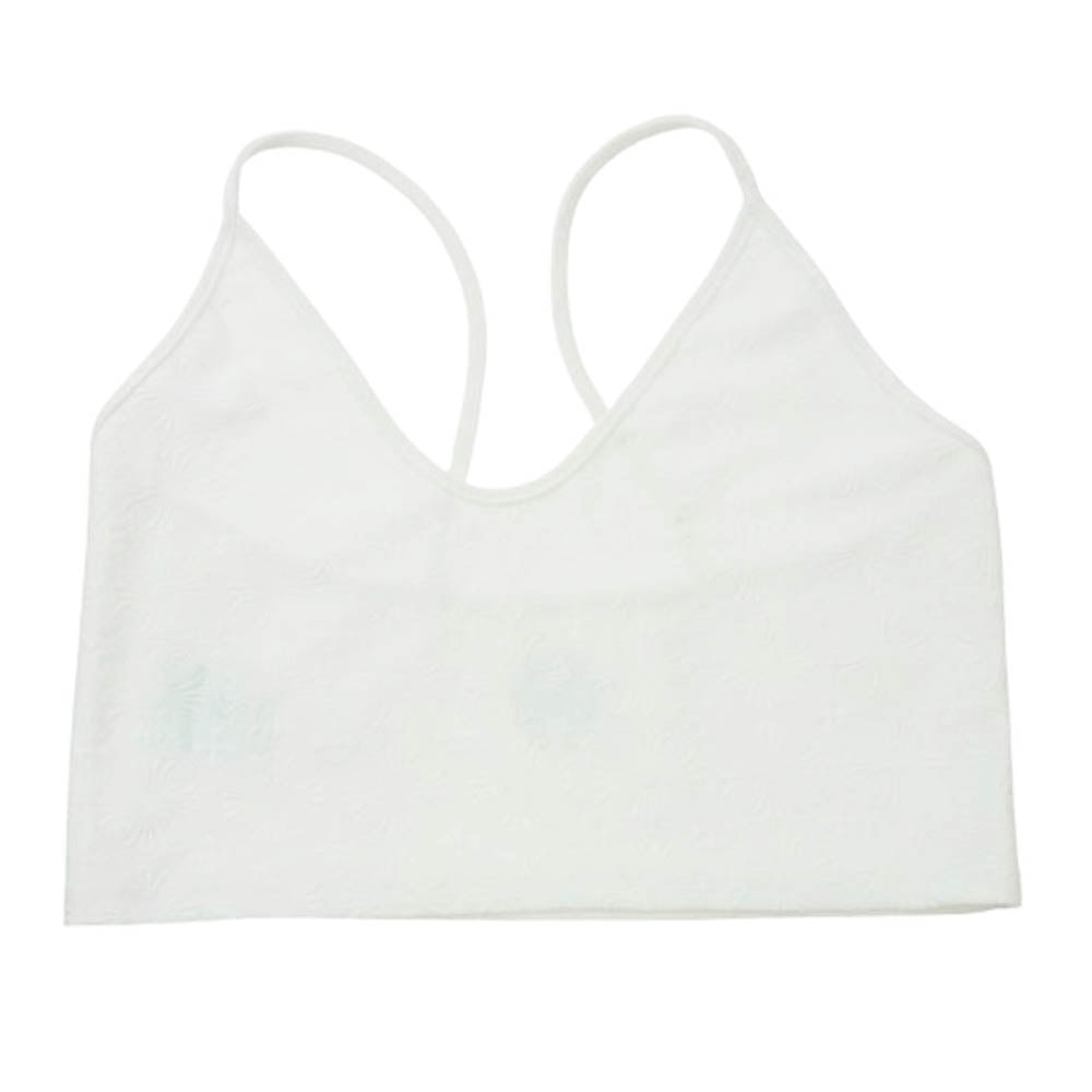 Chrome Hearts Horseshoe Print Cropped Short Camisole "White"
