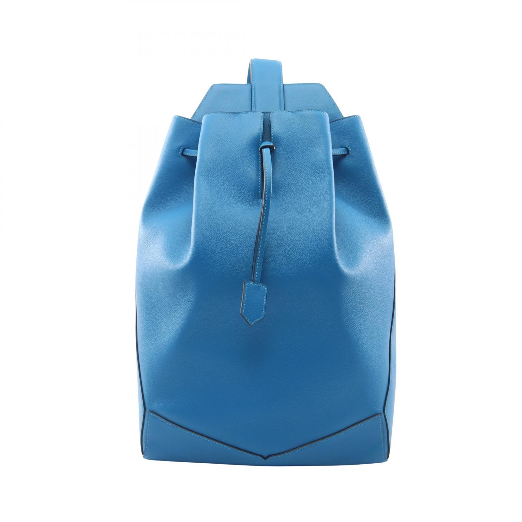 エルメス HERMES フラッシュセーラー ブルーイドラ ショルダーバッグ バッグ エバーカラー エバーカラー D刻印(2019年製造) メンズ レディース ブルー系 078253CK 【中古】