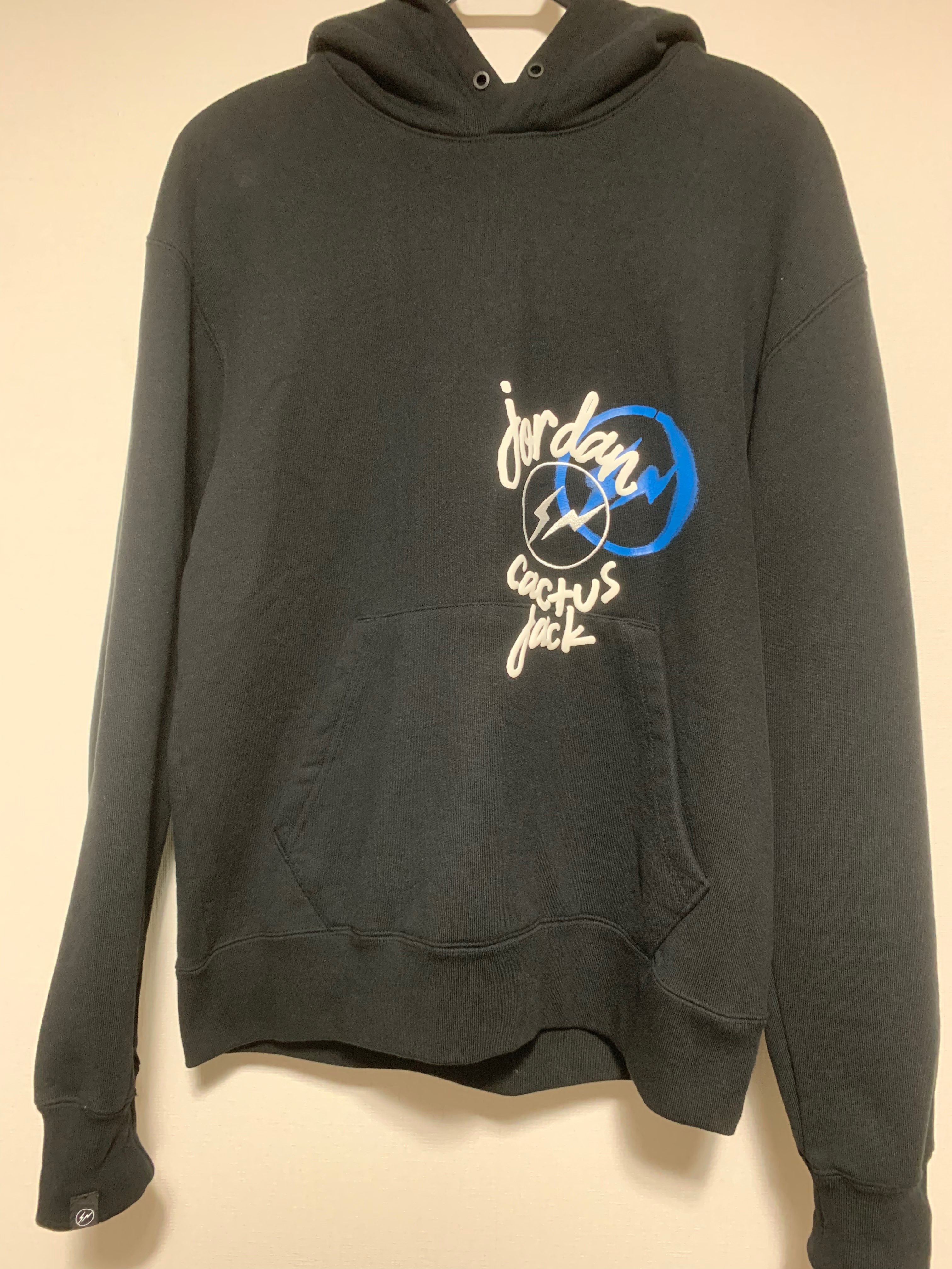 Air Jordan Travis Scott Fragment Hoodie "Black"