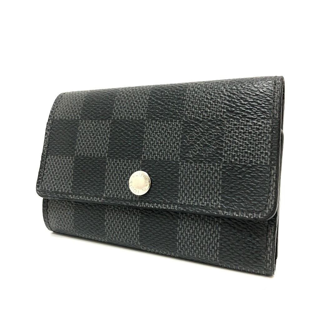 ルイヴィトン LOUIS VUITTON ミュルティクレ6 N62662 ダミエグラフィット 6連キーケース キーケース ダミエグラフィットキャンバス ブラック