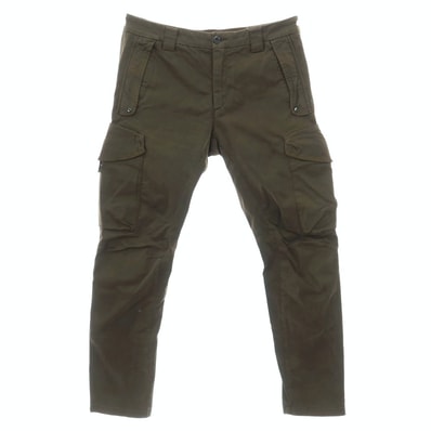 【中古】シーピーカンパニー C.P.Company ストレッチ コットン カーゴパンツ オリーブ【サイズ50】【メンズ】