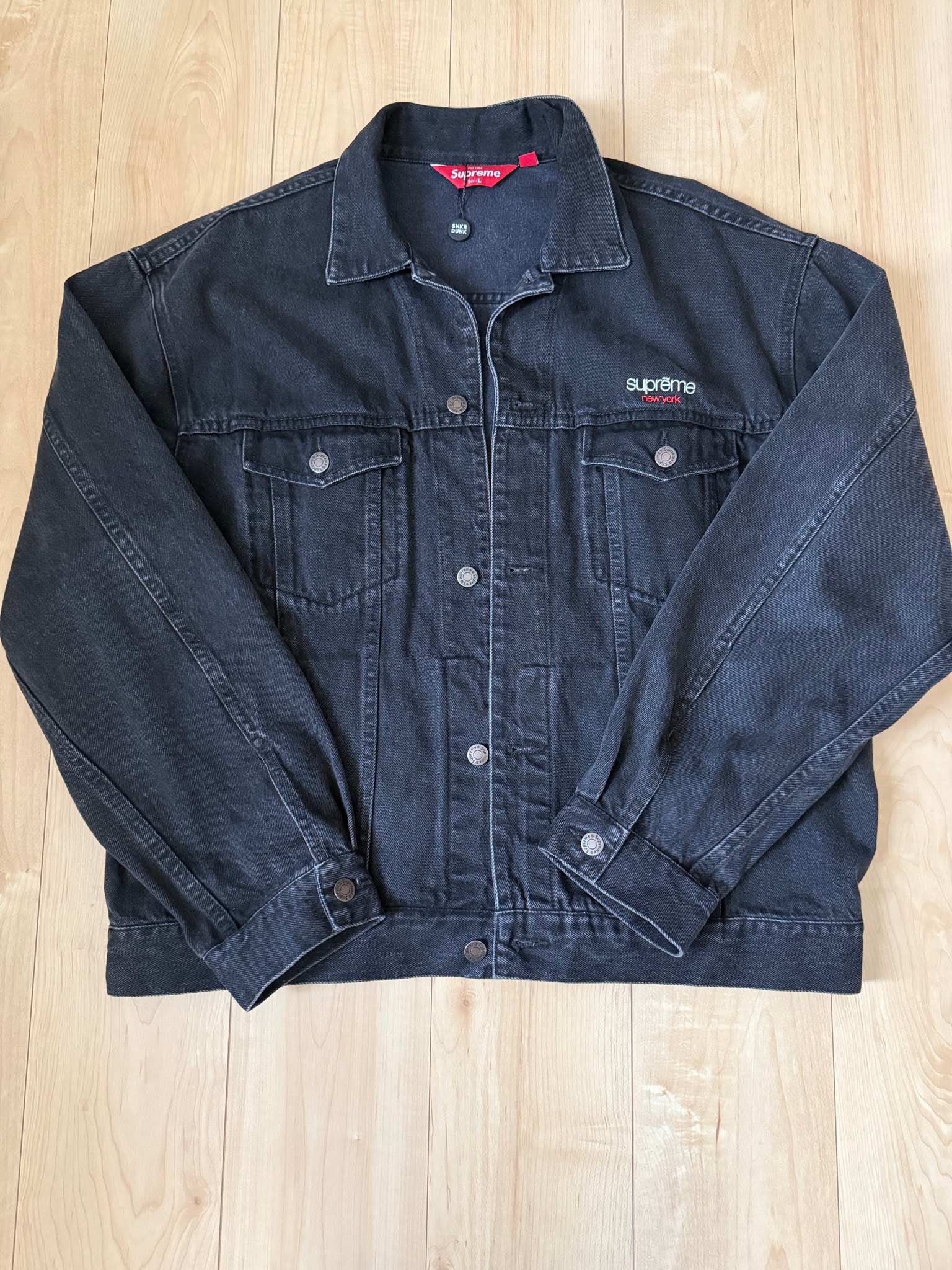 Supreme Denim Trucker Jacket "Black" (25SS)