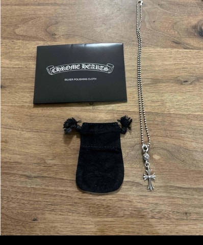 Chrome Hearts 1 Ball Tiny CH Cross Charm "Silver"