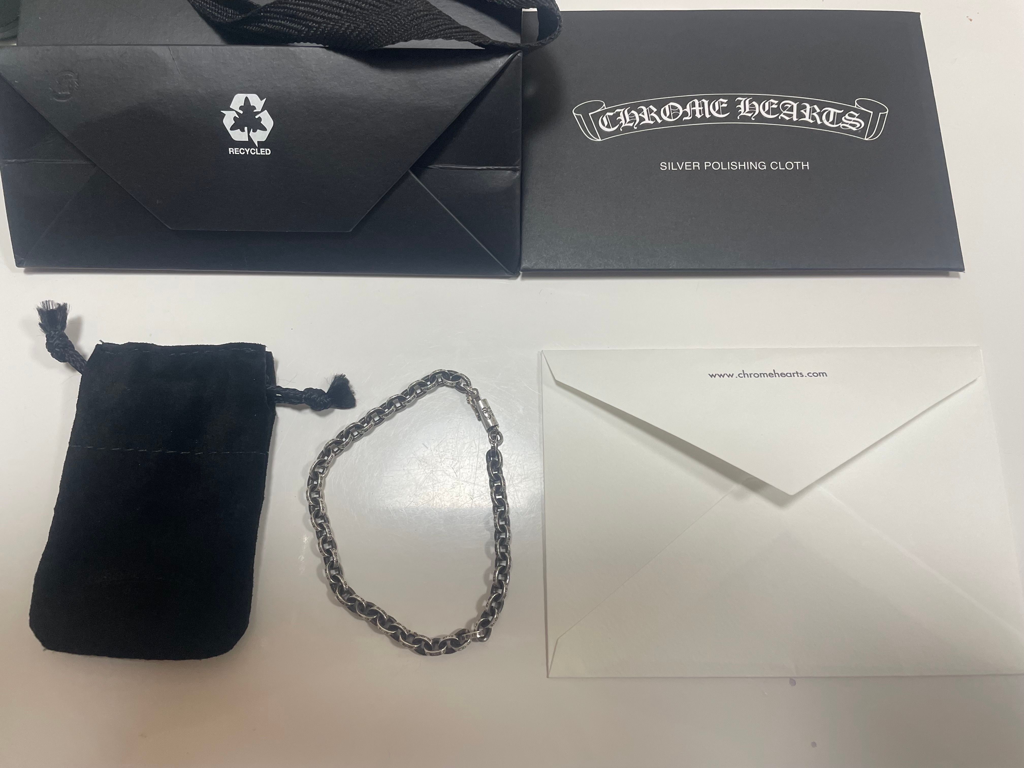 Chrome Hearts Paper Chain Bracelet "Silver"