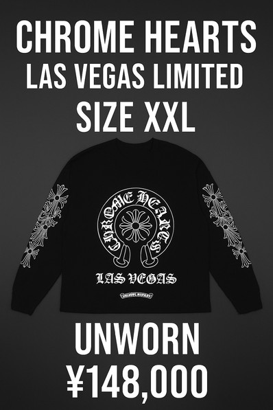 Chrome Hearts Las Vegas Exclusive Horseshoe L/S T-Shirt "Black"