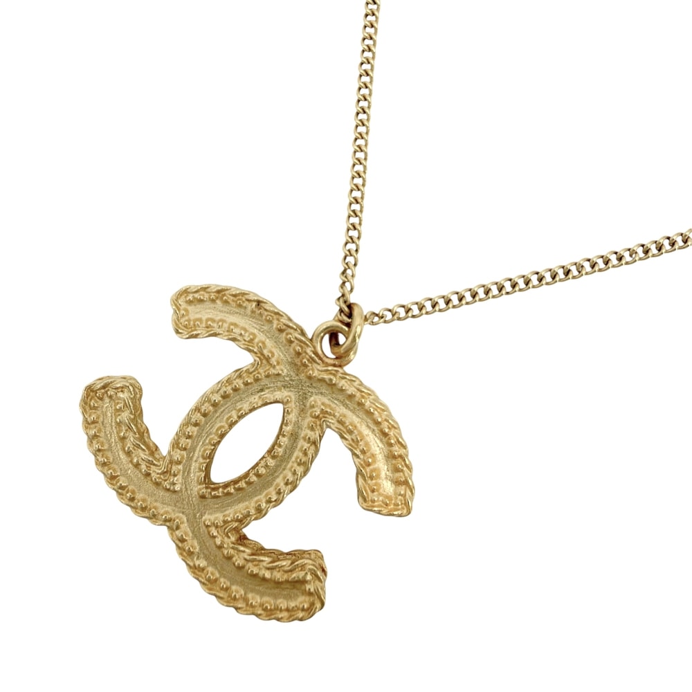 CHANEL シャネル ネックレス ココマーク アクセサリー GP    14P ゴールド レディース 約10.8g 美品 2014年【中古品】