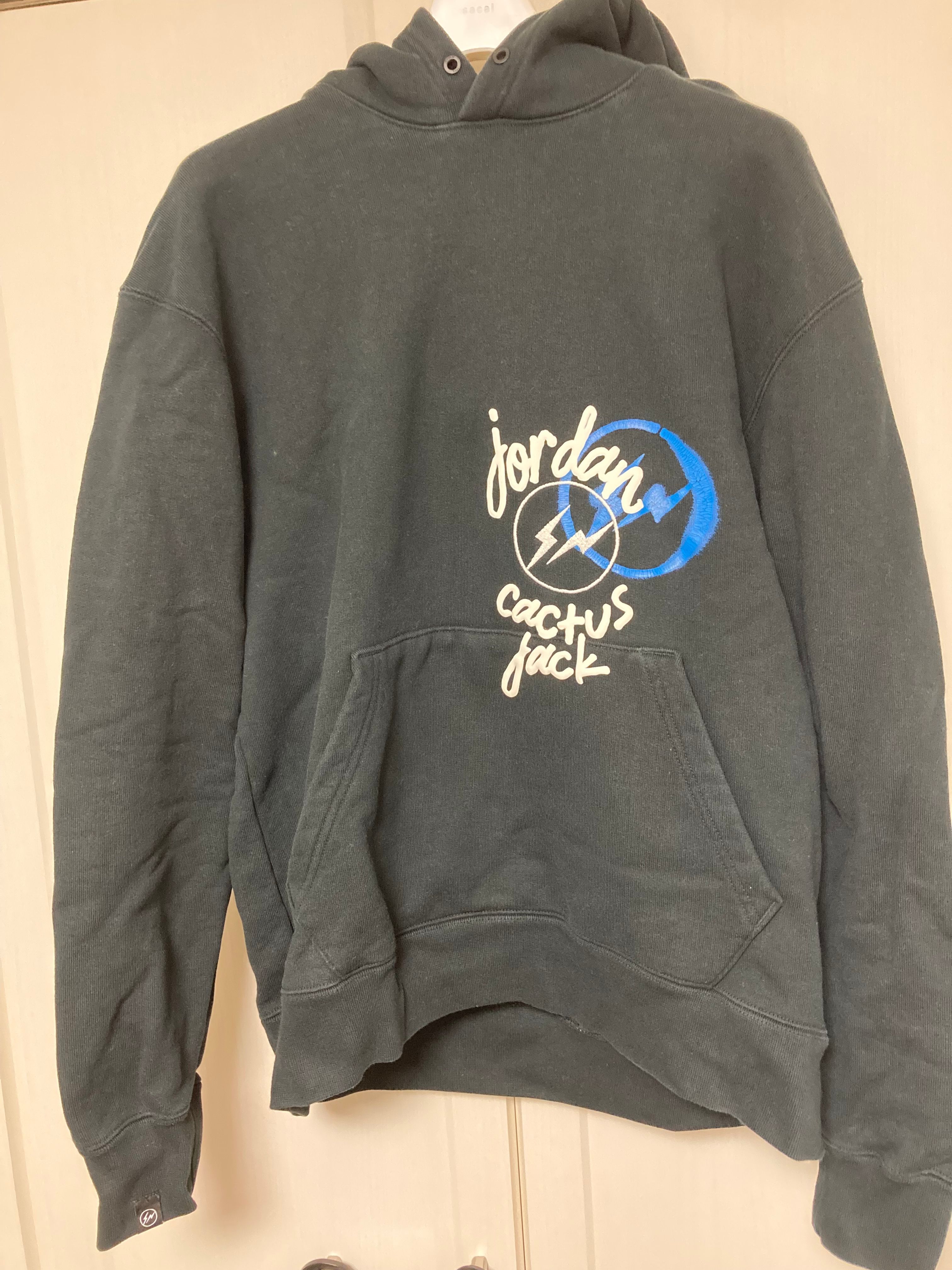 Air Jordan Travis Scott Fragment Hoodie "Black"