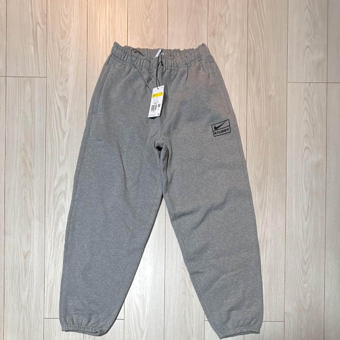 Stussy × Nike NRG Washed Fleece Pant (Asia Size) "Grey" DJ9491-063
