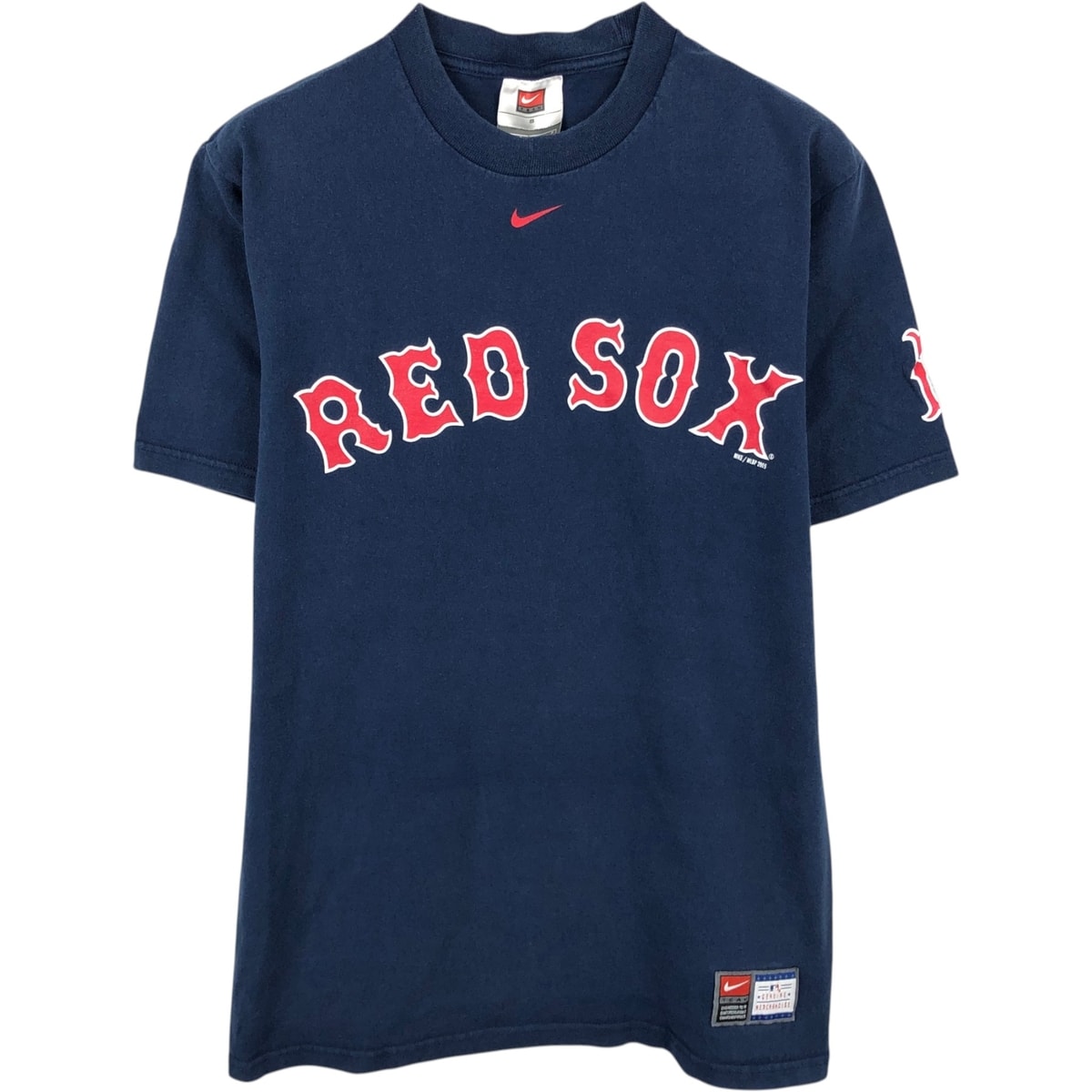 古着 00年代 ナイキ NIKE TEAM MLB BOSTON REDSOX ボストンレッドソックス ロゴプリントTシャツ メンズS相当/eaa650858