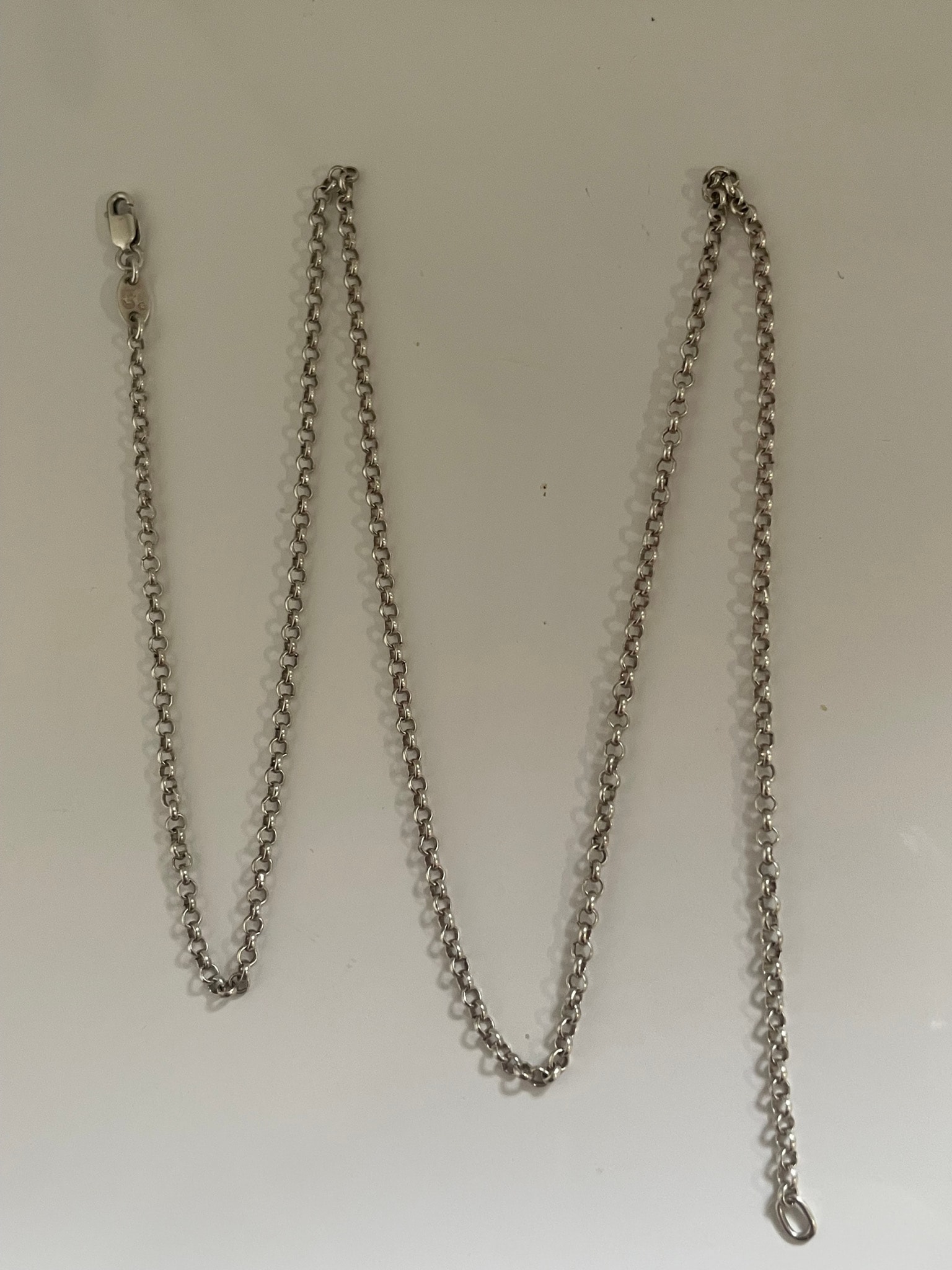Chrome Hearts Roll Chain Necklace "Silver"