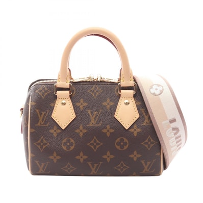 ルイ・ヴィトン LOUIS VUITTON スピーディ バンドリエール 20 ベージュ 2WAY ハンドバッグ バッグ PVCコーティングキャンバス レザー モノグラム レディース ブラウン系 M46222 【中古】