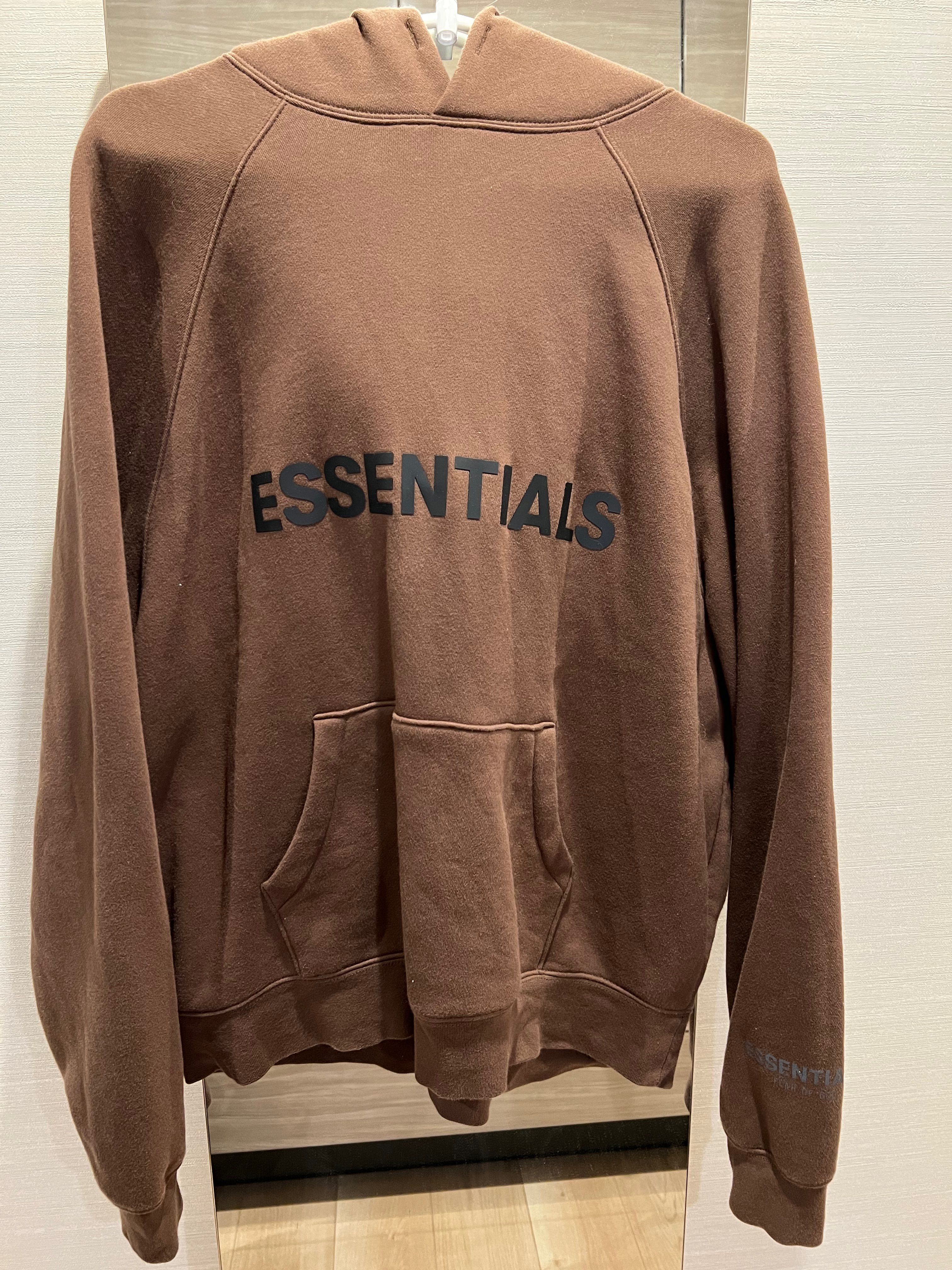 FEAR OF GOD ESSENTIALS / SSENSE 3D Silicon Applique Pullover Hoodie "Rain Drum"