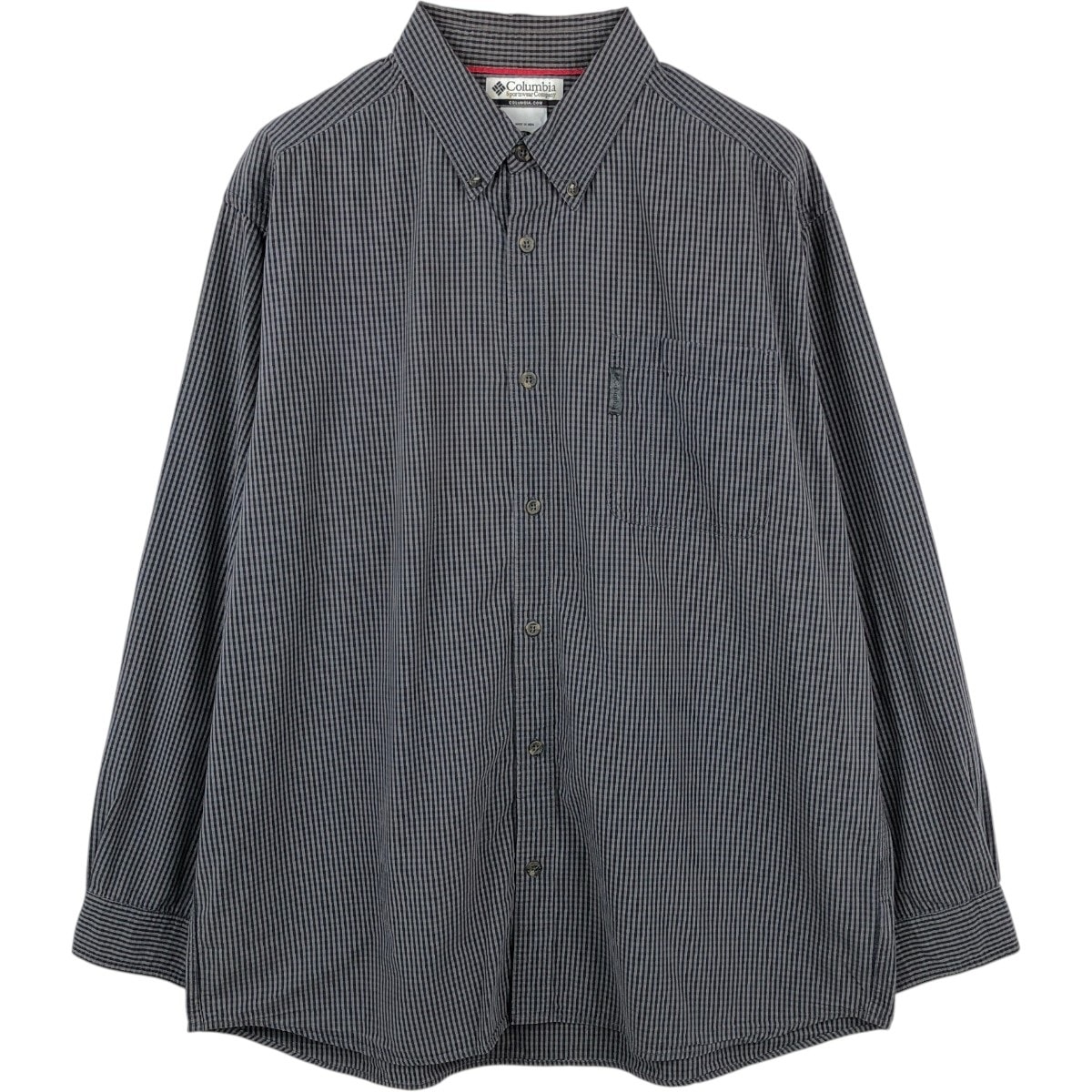 古着 00年代 コロンビア Columbia 長袖 ボタンダウンチェックシャツ メンズXL相当/eaa665992