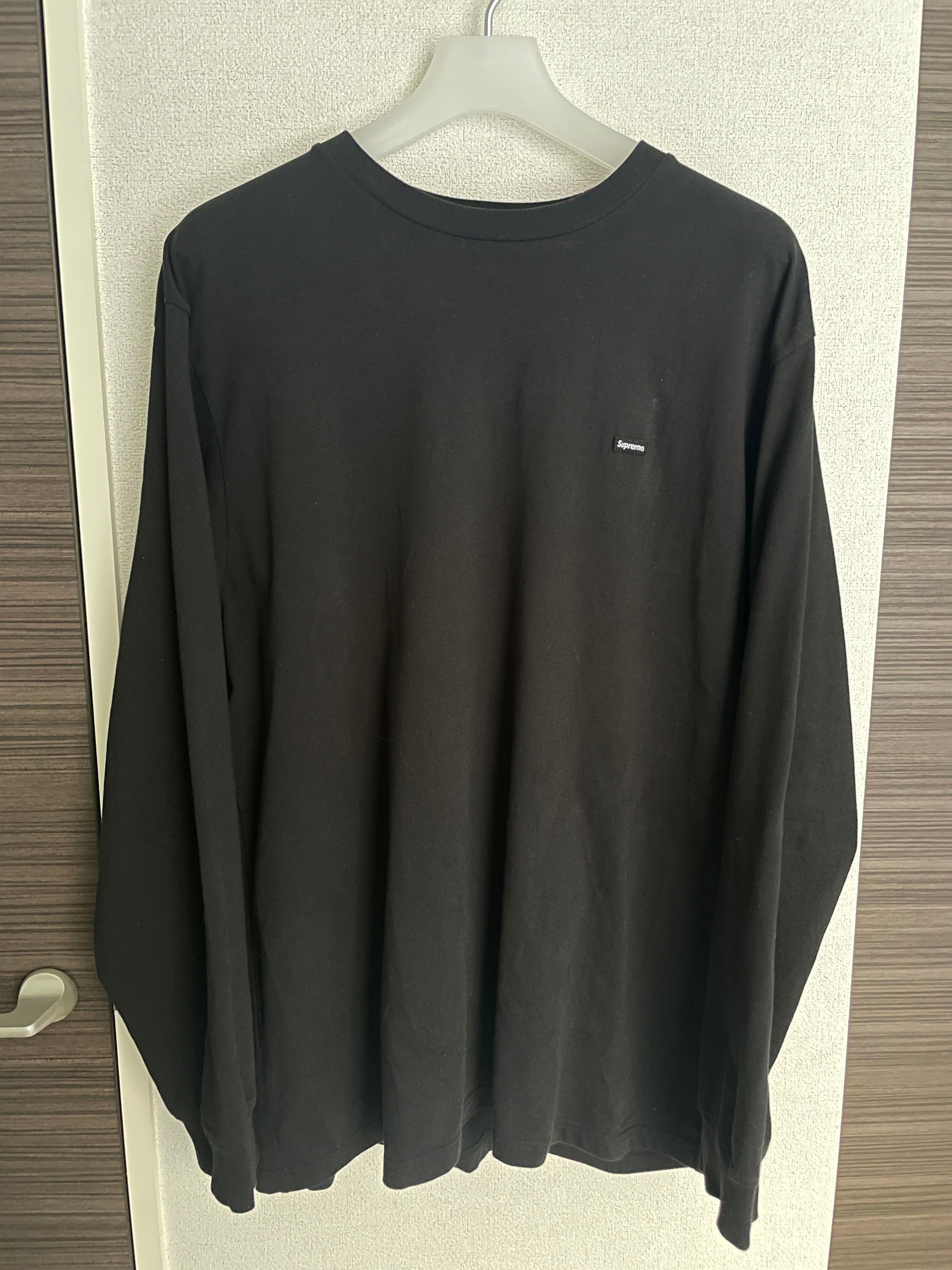 Supreme Small Box L/S Tee "Black"(24SS)
