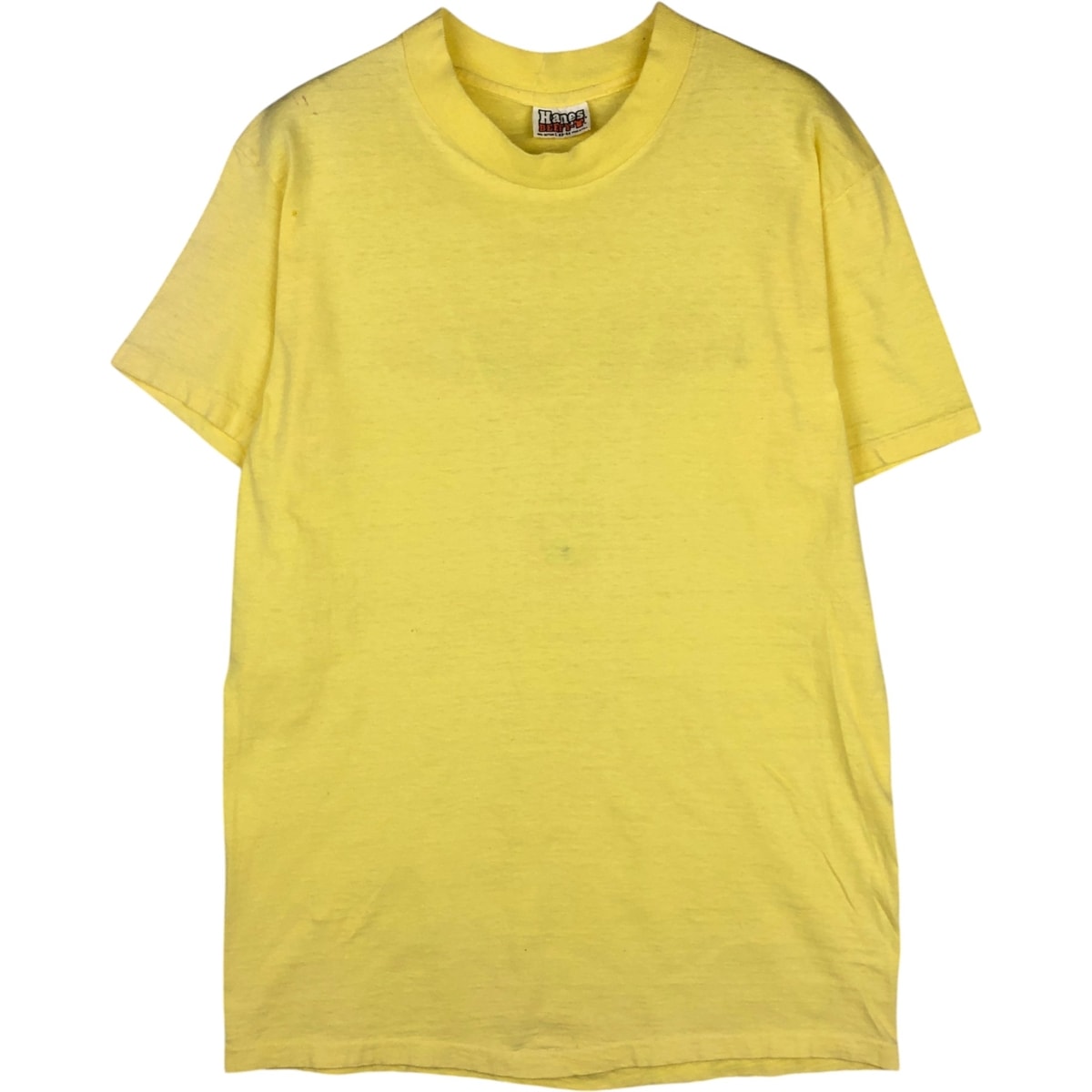 古着 80年代 ヘインズ Hanes BEEFY-T オレンジタグ バックプリント プリントTシャツ USA製 メンズL相当 ヴィンテージ/eaa629185