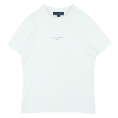 Stella McCartney ステラマッカートニー 2001. フロントプリント 半袖 Tシャツ ポルトガル製 ホワイト系 L【中古】