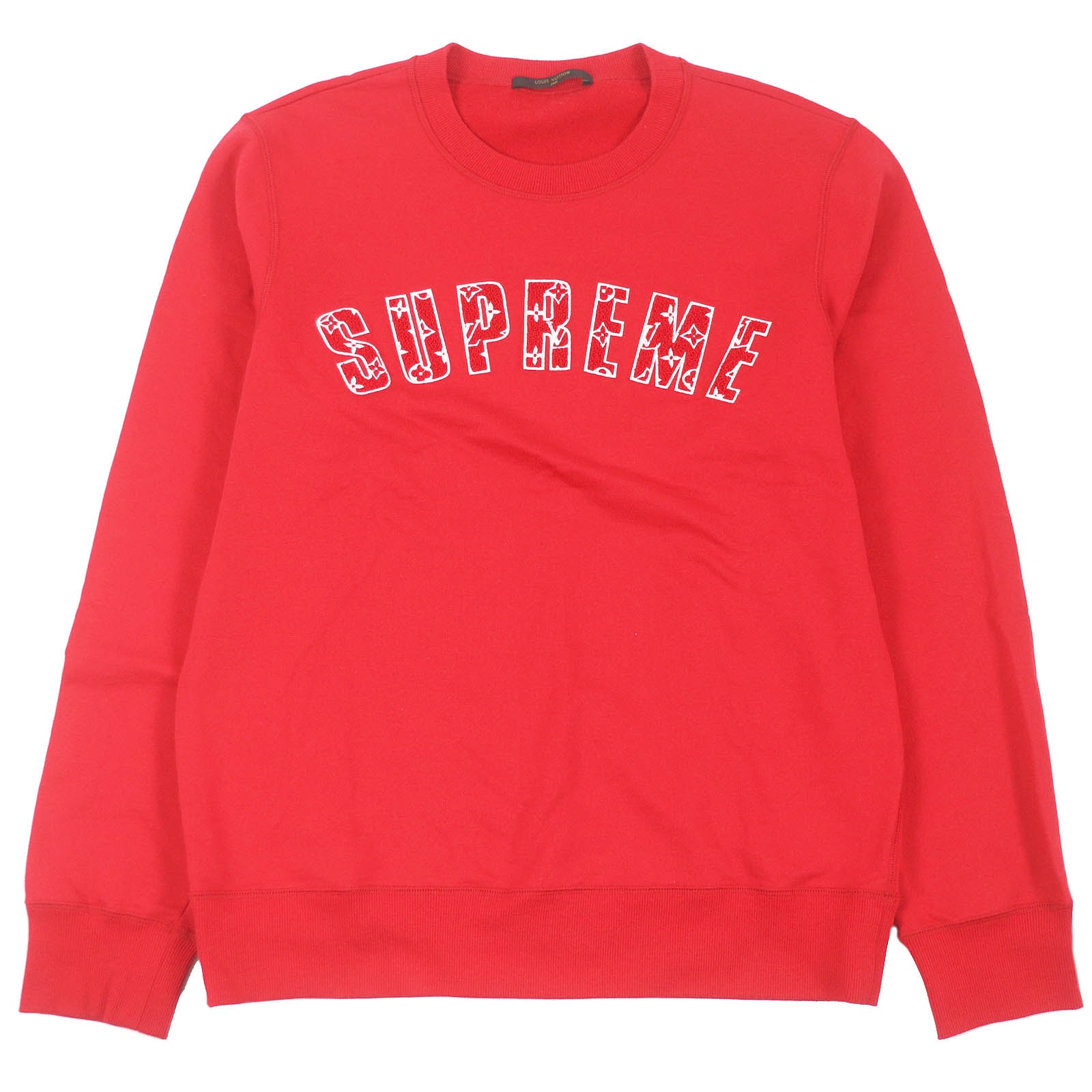 Supreme / Louis Vuitton Arc Logo Crewneck "Red"