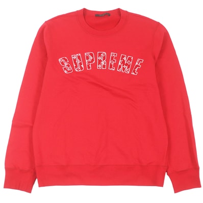 Supreme / Louis Vuitton Arc Logo Crewneck "Red"