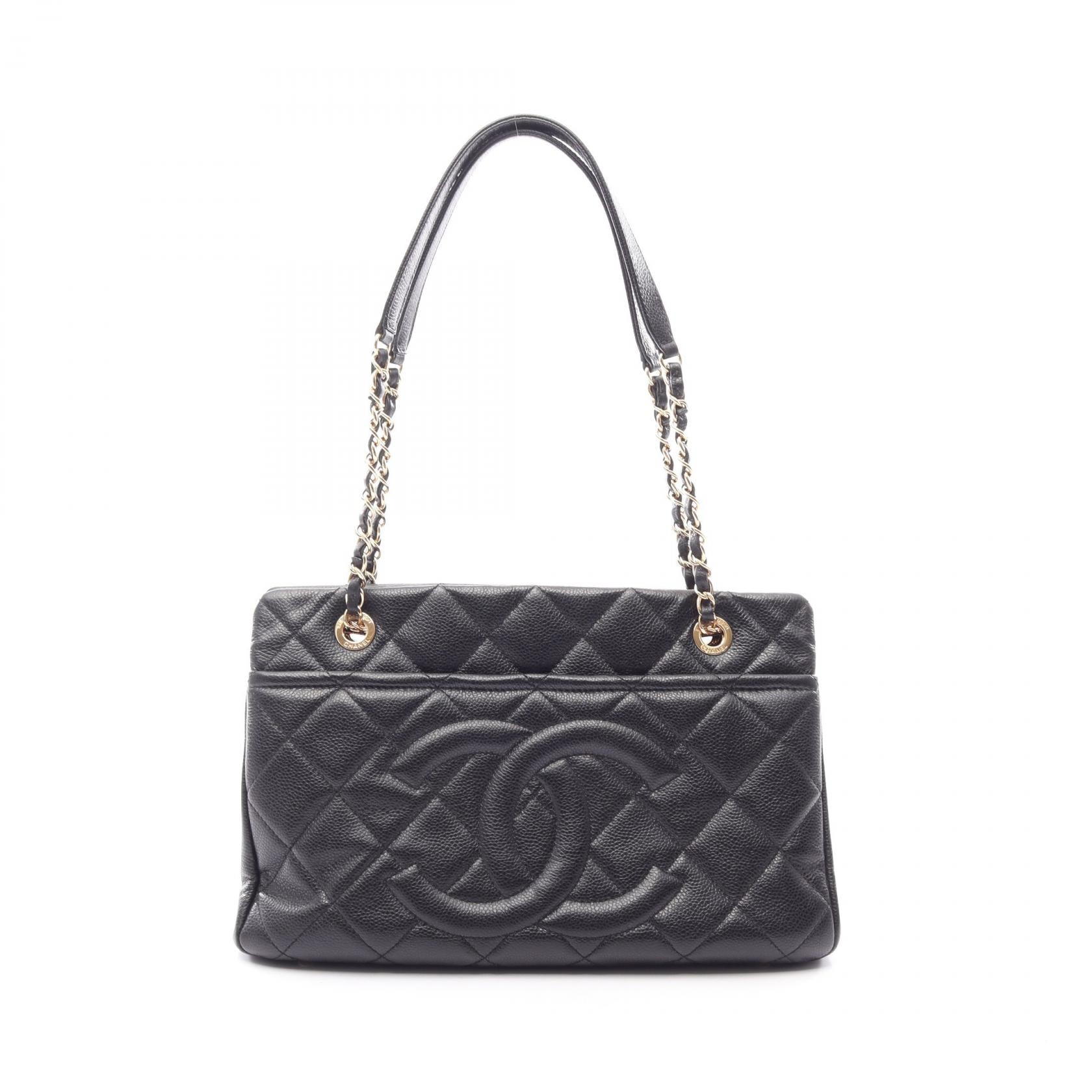 シャネル CHANEL マトラッセ トートバッグ バッグ キャビアスキン(グレインドカーフ) レディース ブラック系 【中古】