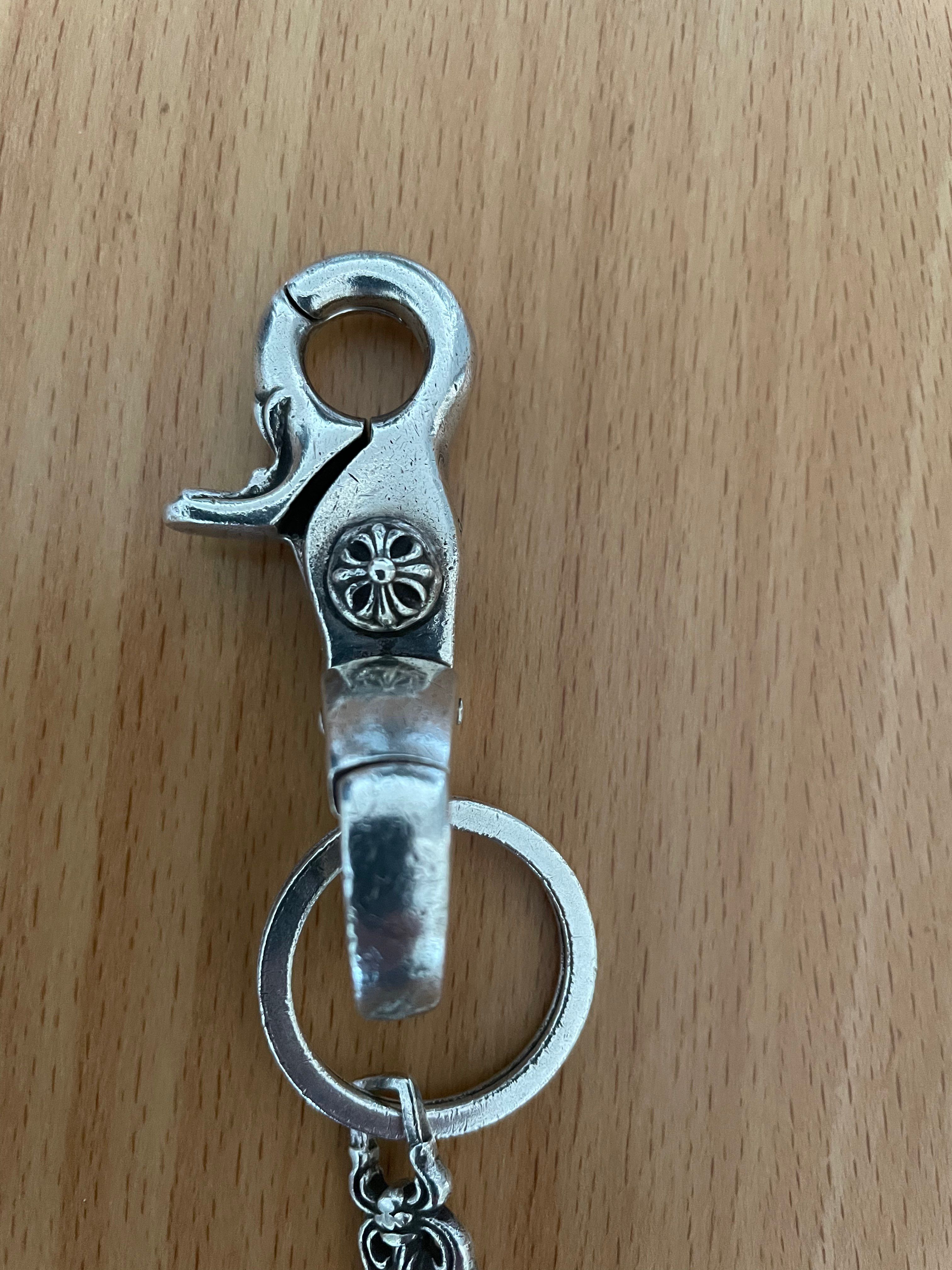 Chrome Hearts Quick Clip Key Ring / Dagger "Silver"
